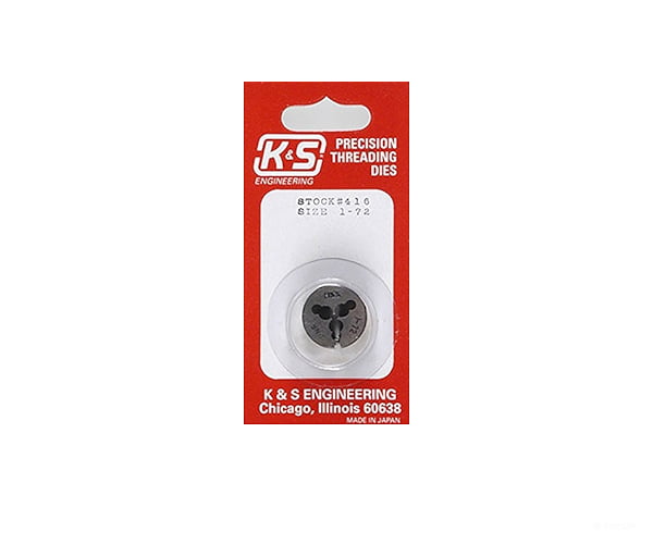 K&S Metals 416 Precision Threading Die Size 1-72 Tools