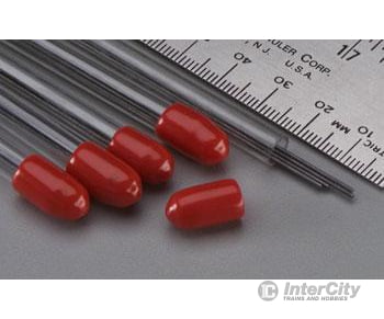 K&S Metals 501 .032 Steel Music Wire (4Pc/Tube; 5Tube/Pk) Brass & Metal