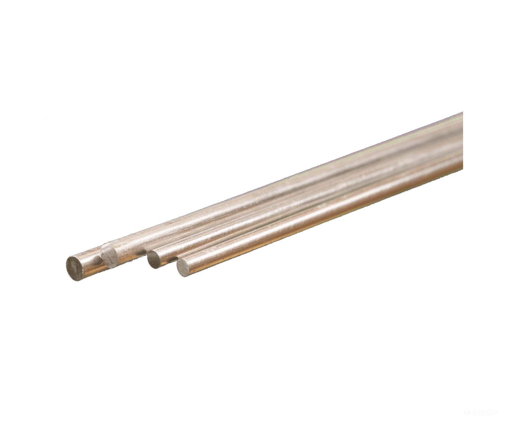 K&S Metals 5070 Alum. Rod 3/32 & 1/8 Bendable (2 Each) Brass Metal