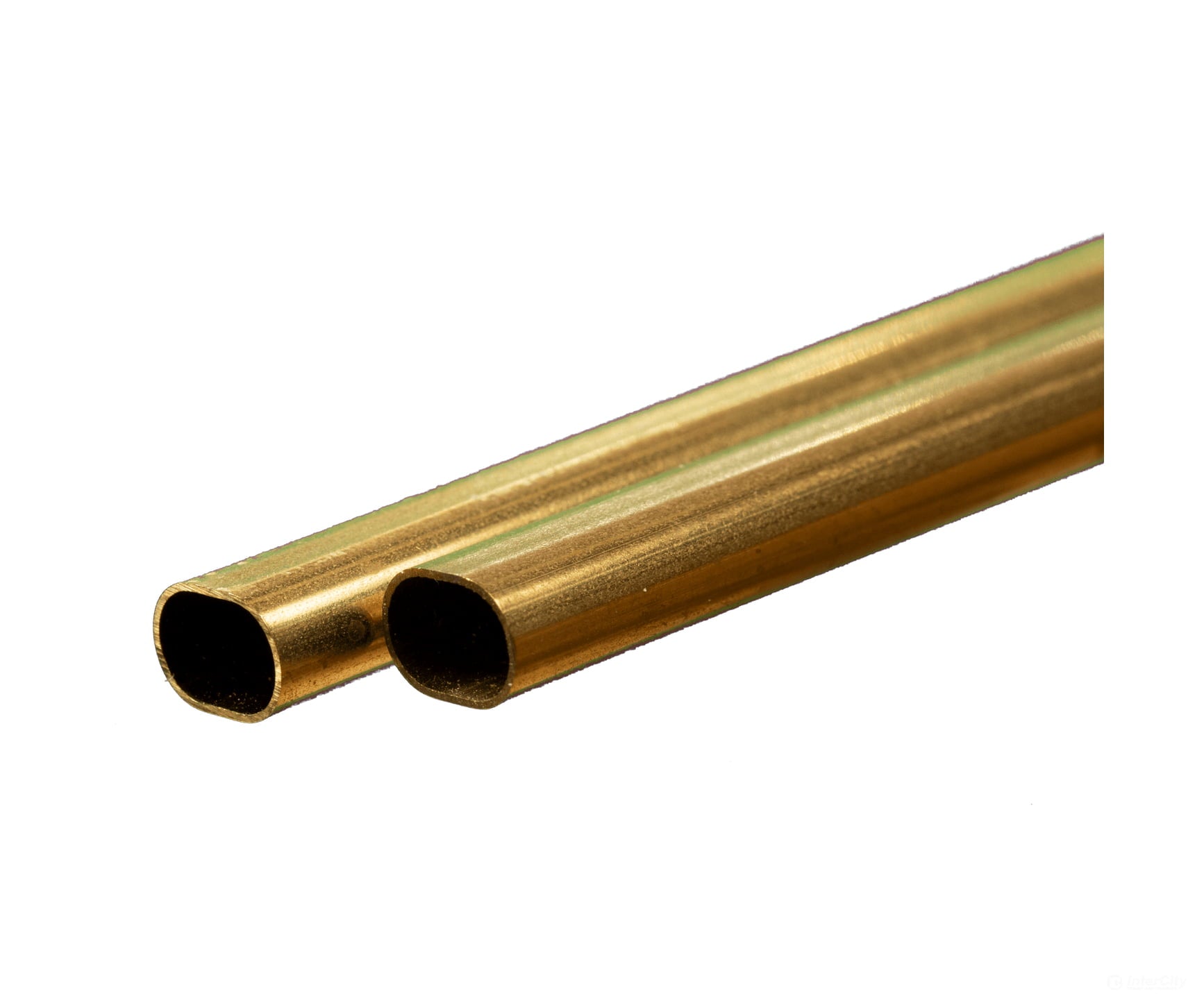 K&S Metals 5094 Small Brass Oval Tube - 12 (2Pcs) & Metal
