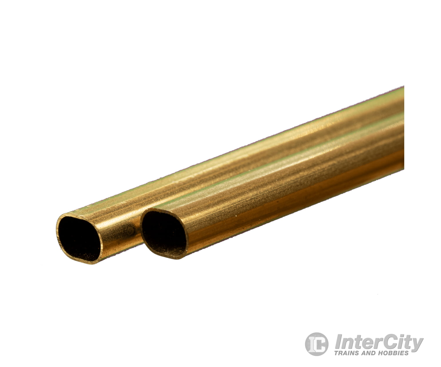 K&S Metals 5094 Small Brass Oval Tube - 12 (2Pcs) & Metal