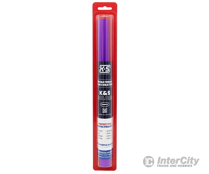 K&S Metals 6050 Aluminum Foil Purple .004 (36Ga) Thick (.004 X 12 24) Brass & Metal