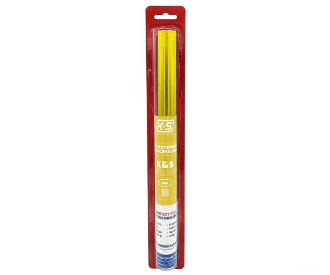 K&S Metals 6055 Aluminum Foil Gold .004 (36Ga) Thick (.004 X 12 24) Brass & Metal