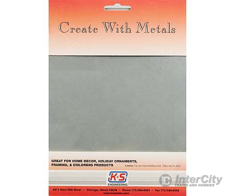 K&S Metals 6510 6X8 Tin Sheet Brass & Metal