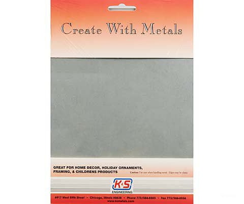 K&S Metals 6510 6X8 Tin Sheet Brass & Metal