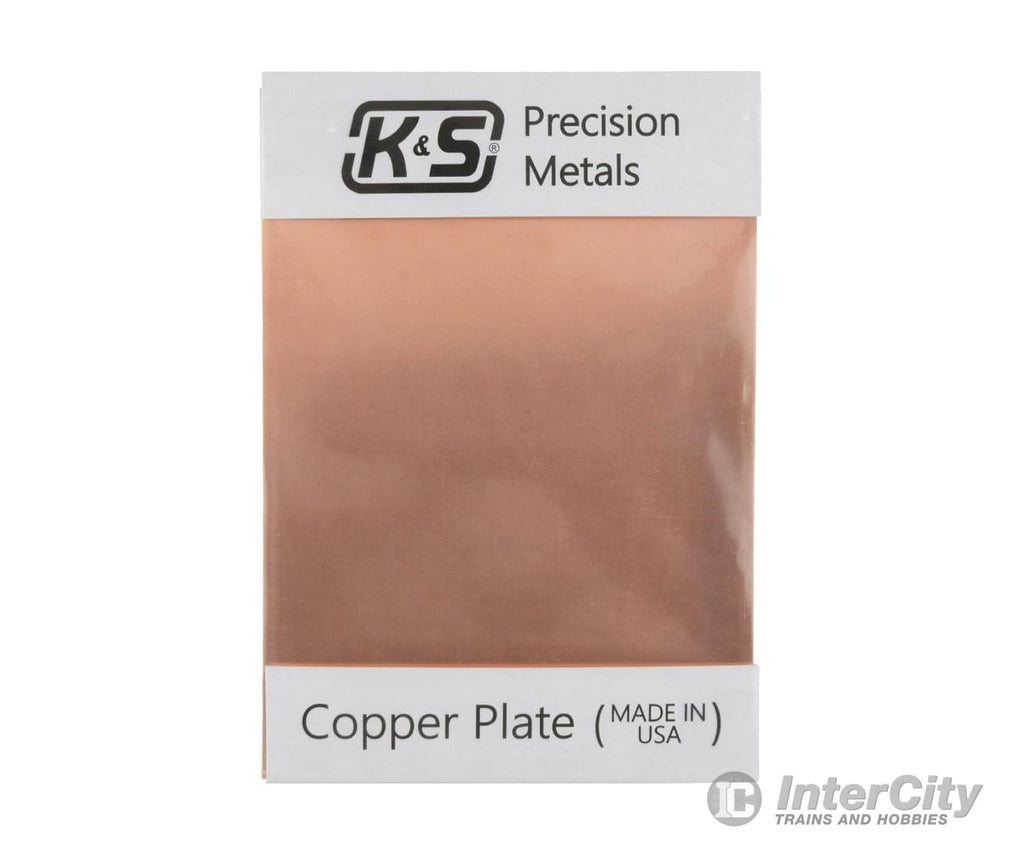 K&S Metals 6602 .050 Thick 5X7 Copper Etching Plates Brass & Metal