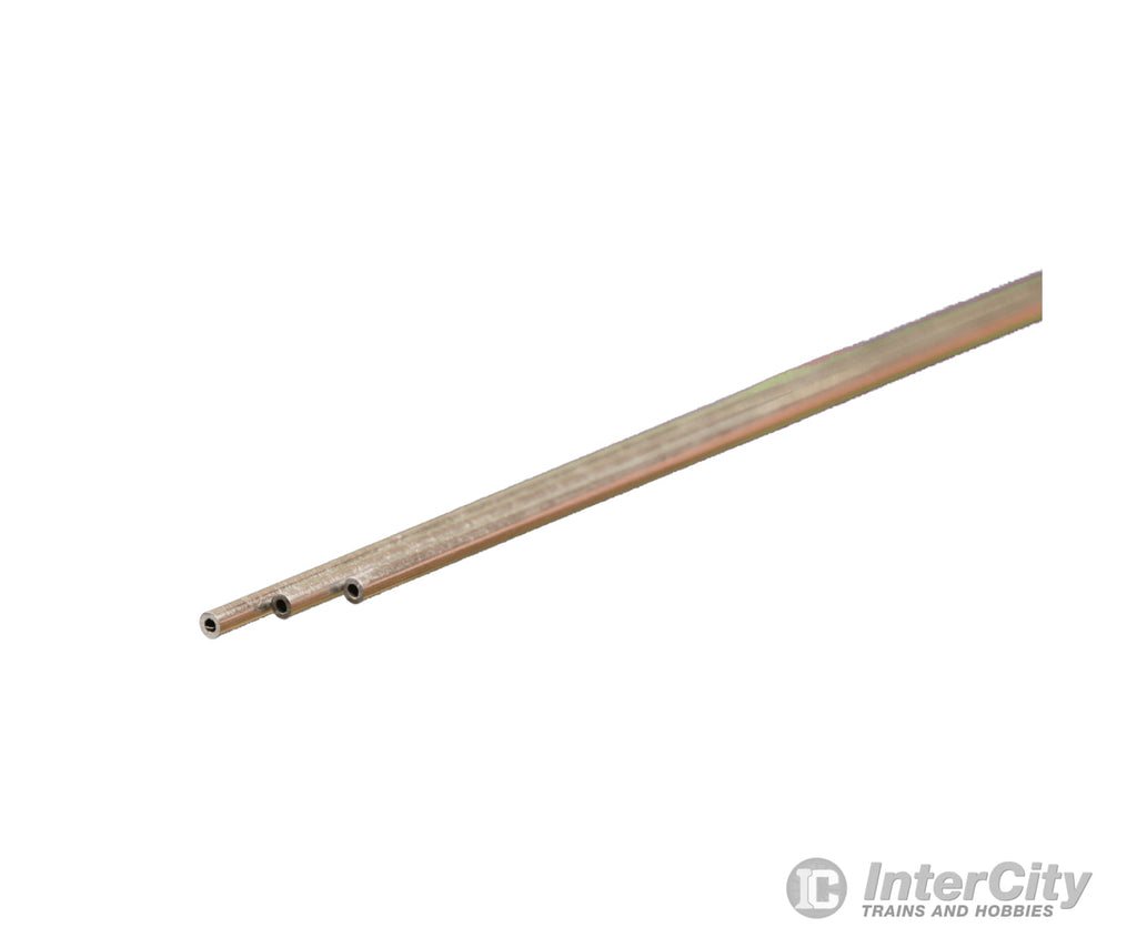 K&S Metals 8100 1/16 Od Aluminum Tube (3Pcs/Card) Brass & Metal