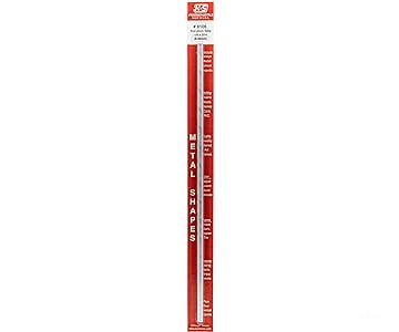 K&S Metals 8106 1/4 Od Aluminum Tube (1/Pk) Brass & Metal