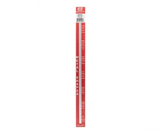 K&S Metals 8107 9/32 Od Aluminum Tube (1/Pk) Brass & Metal
