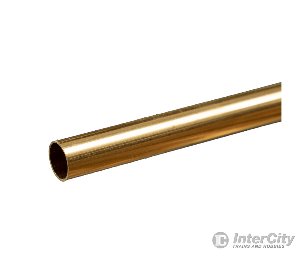 K&S Metals 8138 15/32 Od Round Brass Tube (1Pc/Card) & Metal
