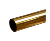 K&S Metals 8144 21/32 Od Round Brass Tube (1Pc/Card) & Metal