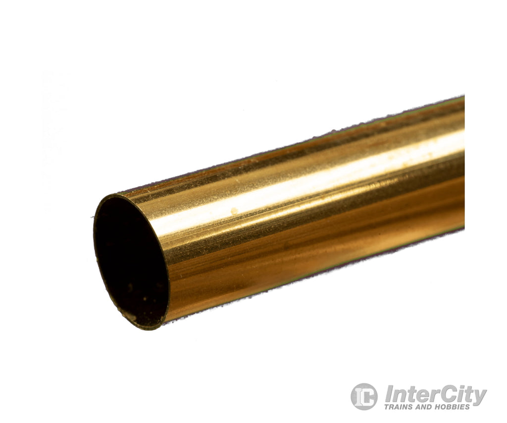 K&S Metals 8144 21/32 Od Round Brass Tube (1Pc/Card) & Metal