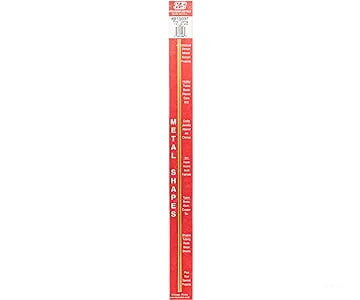 K&S Metals 815037 .006X1/16 (Tt-62) Round Tube (2Pc) Brass & Metal