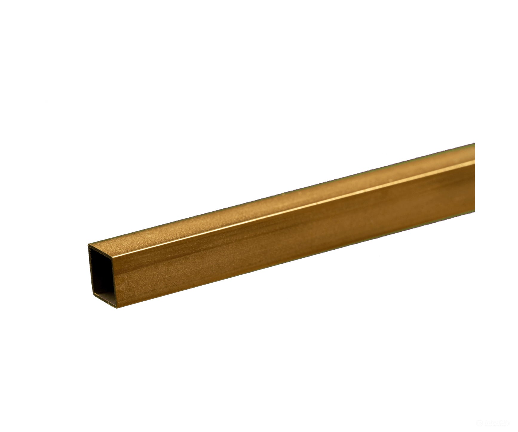 K&S Metals 8155 1/4 Od Square Brass Tube (1Pc/Card) & Metal