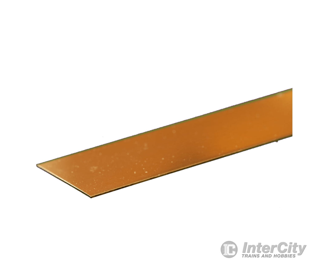 K&S Metals 8232 .016 X 1 Brass Strip (1Pc/Card) & Metal