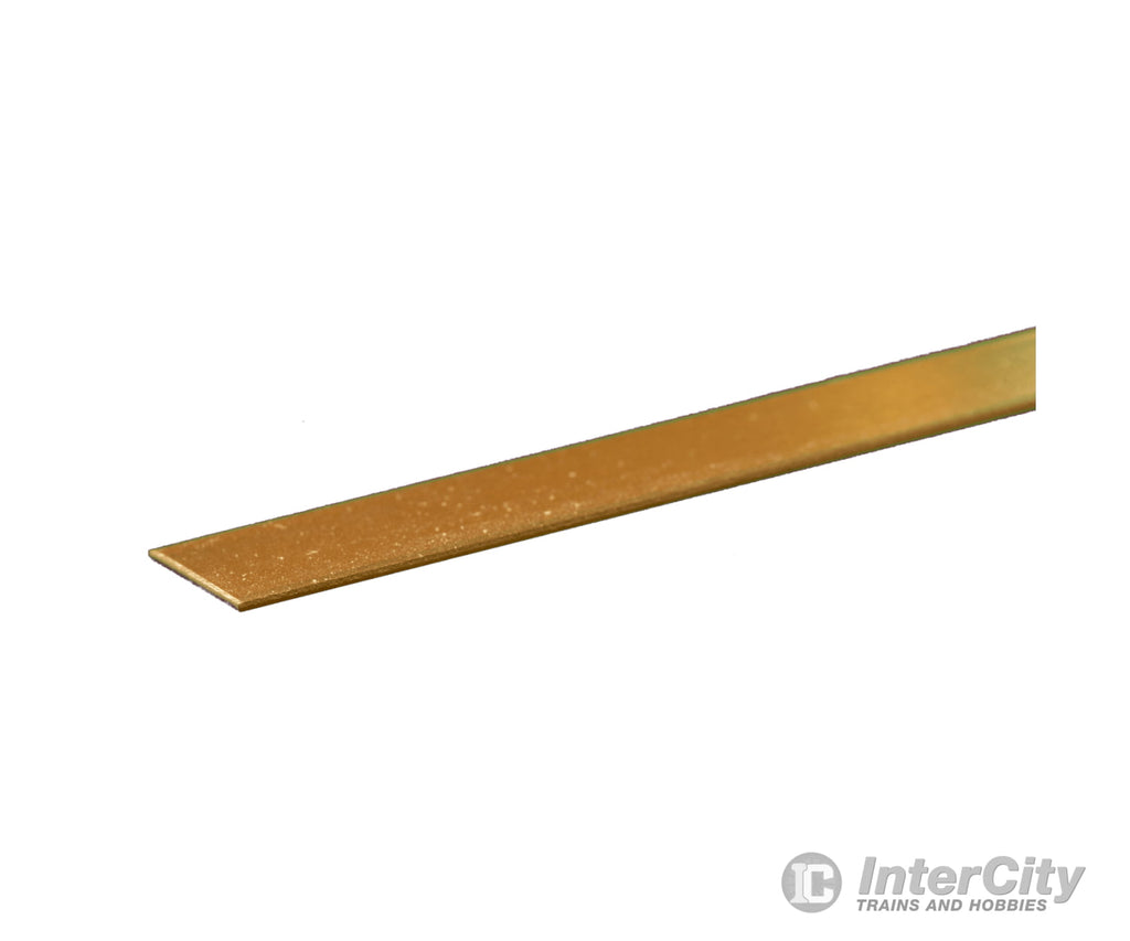 K&S Metals 8236 .025 X 1/2 Brass Strip (1Pc/Card) & Metal