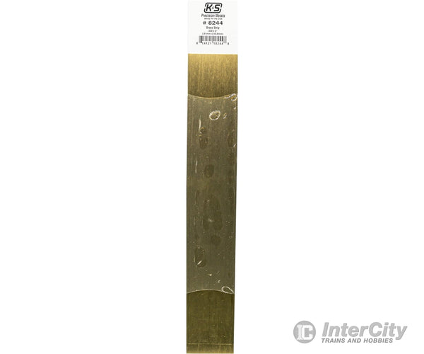 K&S Metals 8244 .032 X 2 Brass Strip (1Pc/Card) & Metal
