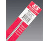 K&S Metals 87131 1/16 Round Stainless Rod (2/Card) Brass & Metal
