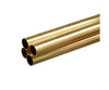 K&S Metals 9113 Round Brass Tube .014X15/32X36 (4/Pk) & Metal