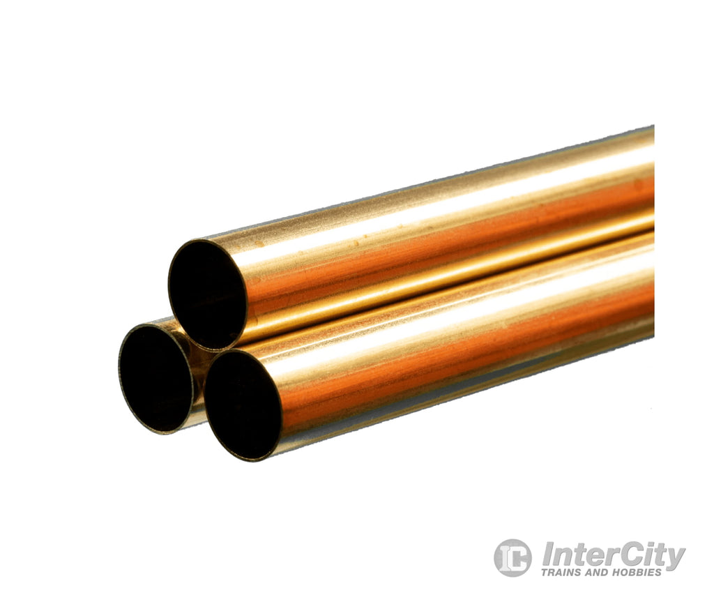 K&S Metals 9123 Round Brass Tube .014X5/8X36 (3/Pk) & Metal