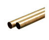 K&S Metals 9125 Round Brass Tube .014X21/32X36 (2/Pk) & Metal