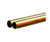 K&S Metals 9225 Round Brass Tube .029X3/4X36 (2/Pk) & Metal