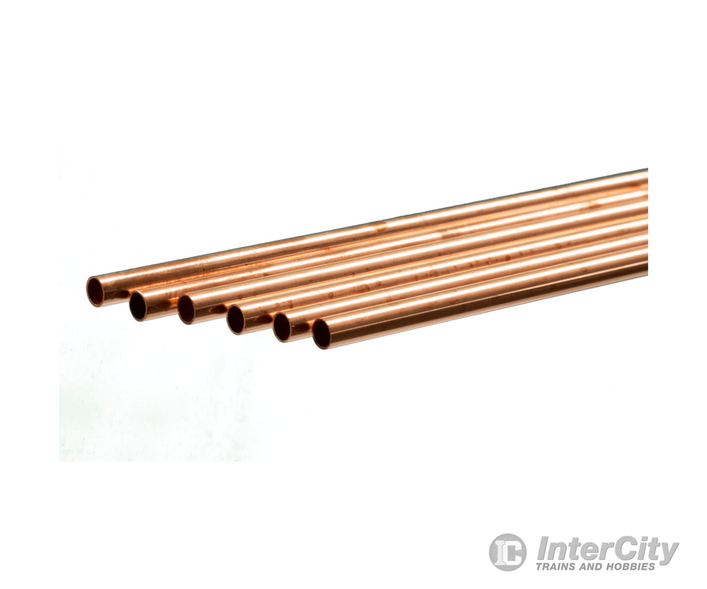 K&S Metals 9513 Round Copper Tube .014X7/32X36 (6/Pk) Brass & Metal