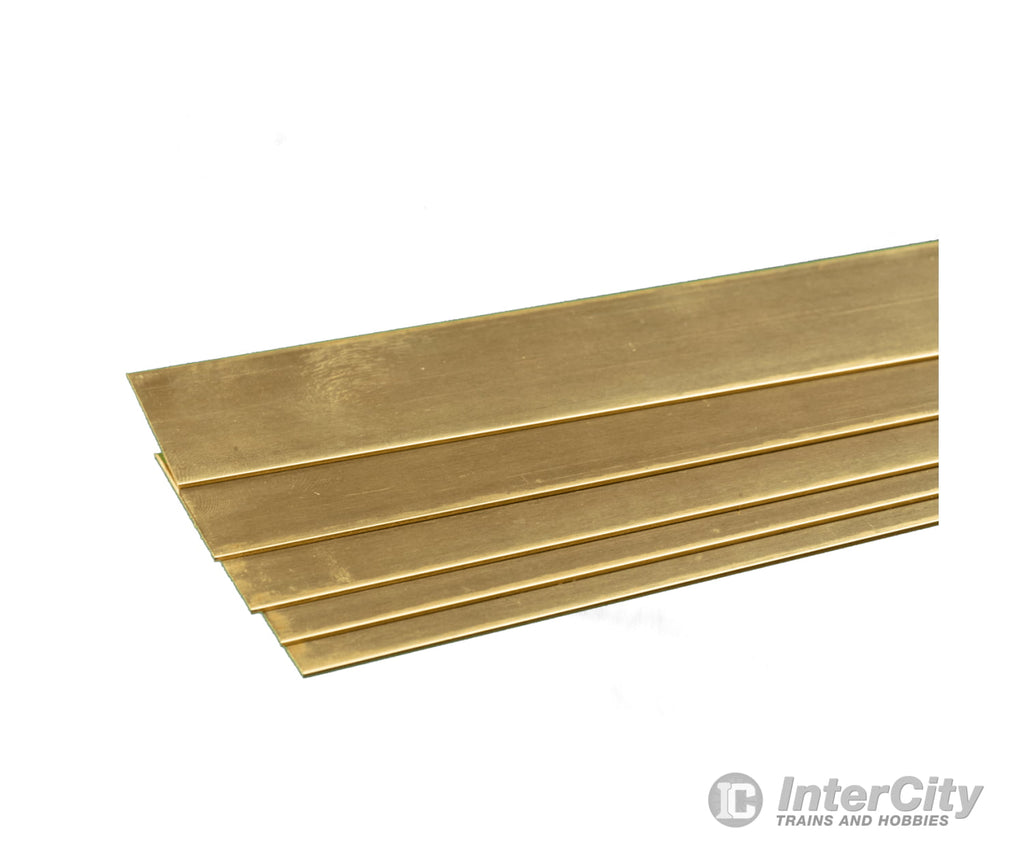 K&S Metals 9724 Brass Strips .032X1X36 (5/Pk) & Metal
