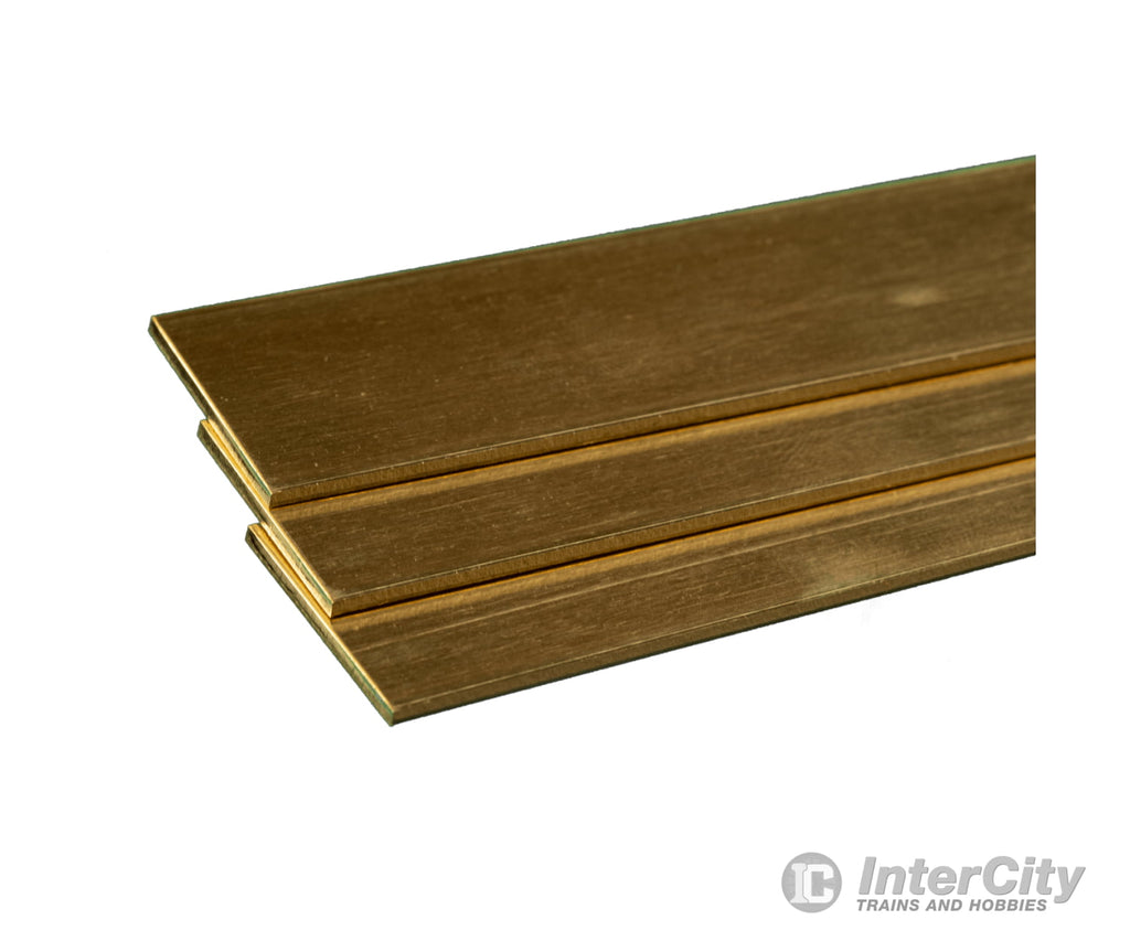 K&S Metals 9733 Brass Strips .064X1X36 (3/Pk) & Metal