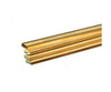 K&S Metals 9736 Brass Strips .093X1/4X36 (4/Pk) & Metal