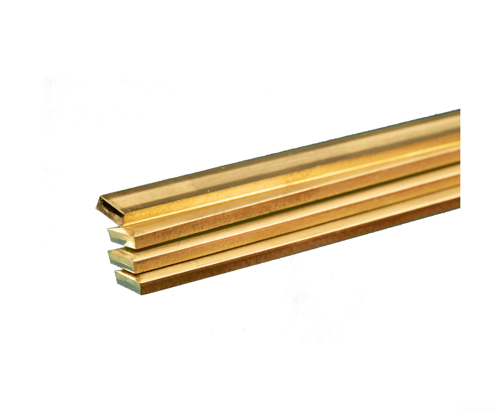 K&S Metals 9736 Brass Strips .093X1/4X36 (4/Pk) & Metal