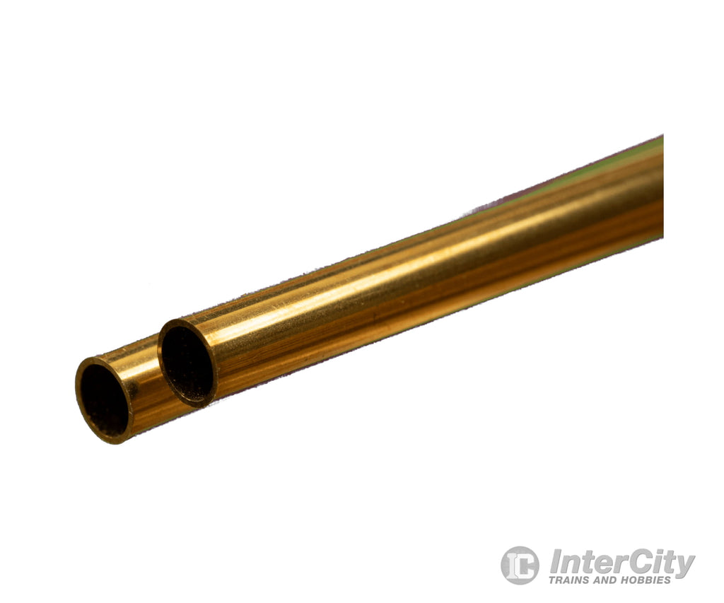 K&S Metals 9824 Round Brass Tube 6Mm Od X .45Mm Wall 2/Crd & Metal