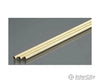 K&S Metals 9833 Brass Tube 2.5Mm Od X .225Mm Thin Wall 3/Card & Metal