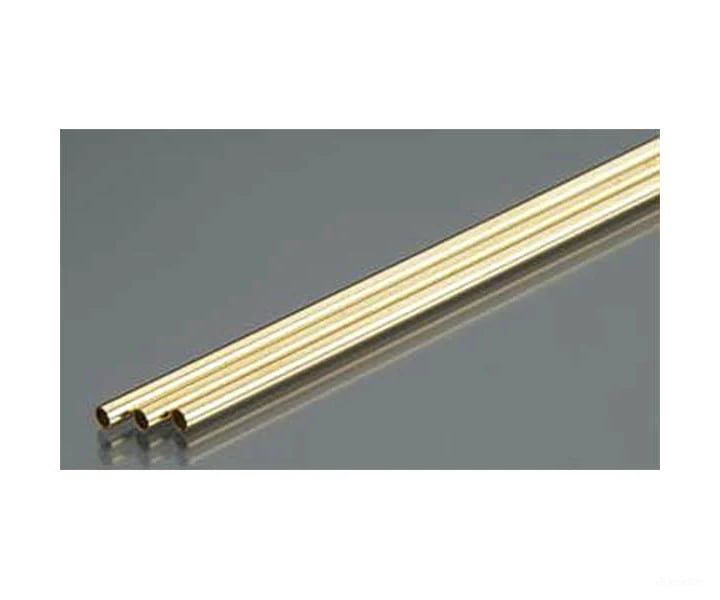 K&S Metals 9833 Brass Tube 2.5Mm Od X .225Mm Thin Wall 3/Card & Metal