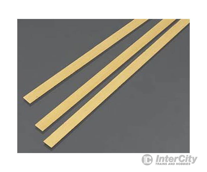 K&S Metals 9840 Brass Strip .5Mm Thk X 6Mm Wide 3/Cd & Metal