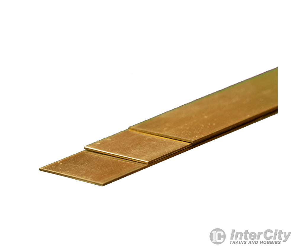 K&S Metals 9842 Brass Strip .5Mm Thk X 18Mm Wide 3/Cd & Metal
