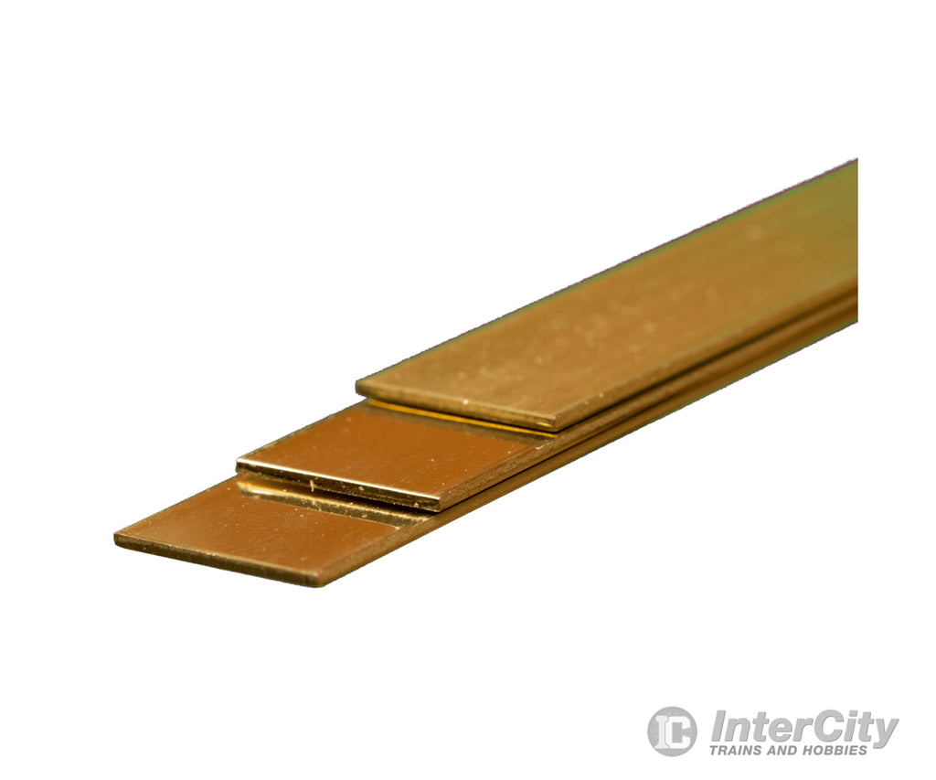 K&S Metals 9845 Brass Strip 1Mm Thk X 18Mm Wide 3/Cd & Metal