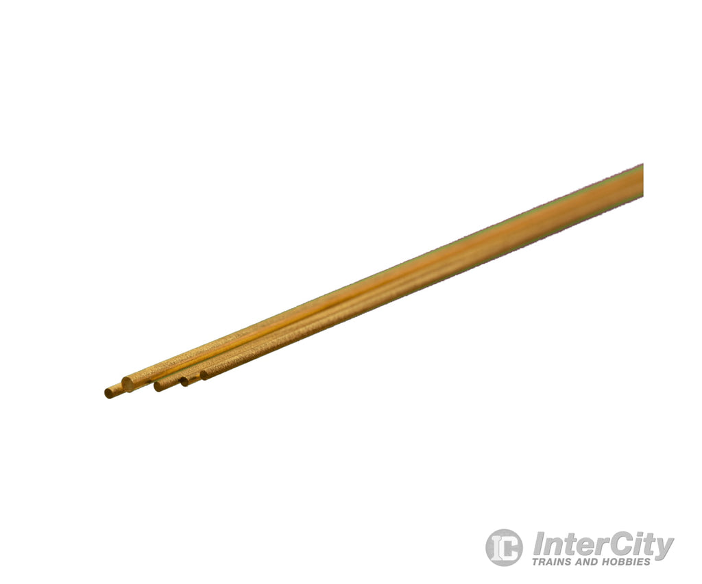 K&S Metals 9862 Round Brass Rod 1.5Mm Diameter - 5/Card & Metal