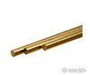 K&S Metals 9867 Round Brass Rod 4Mm Diameter - 3/Card & Metal