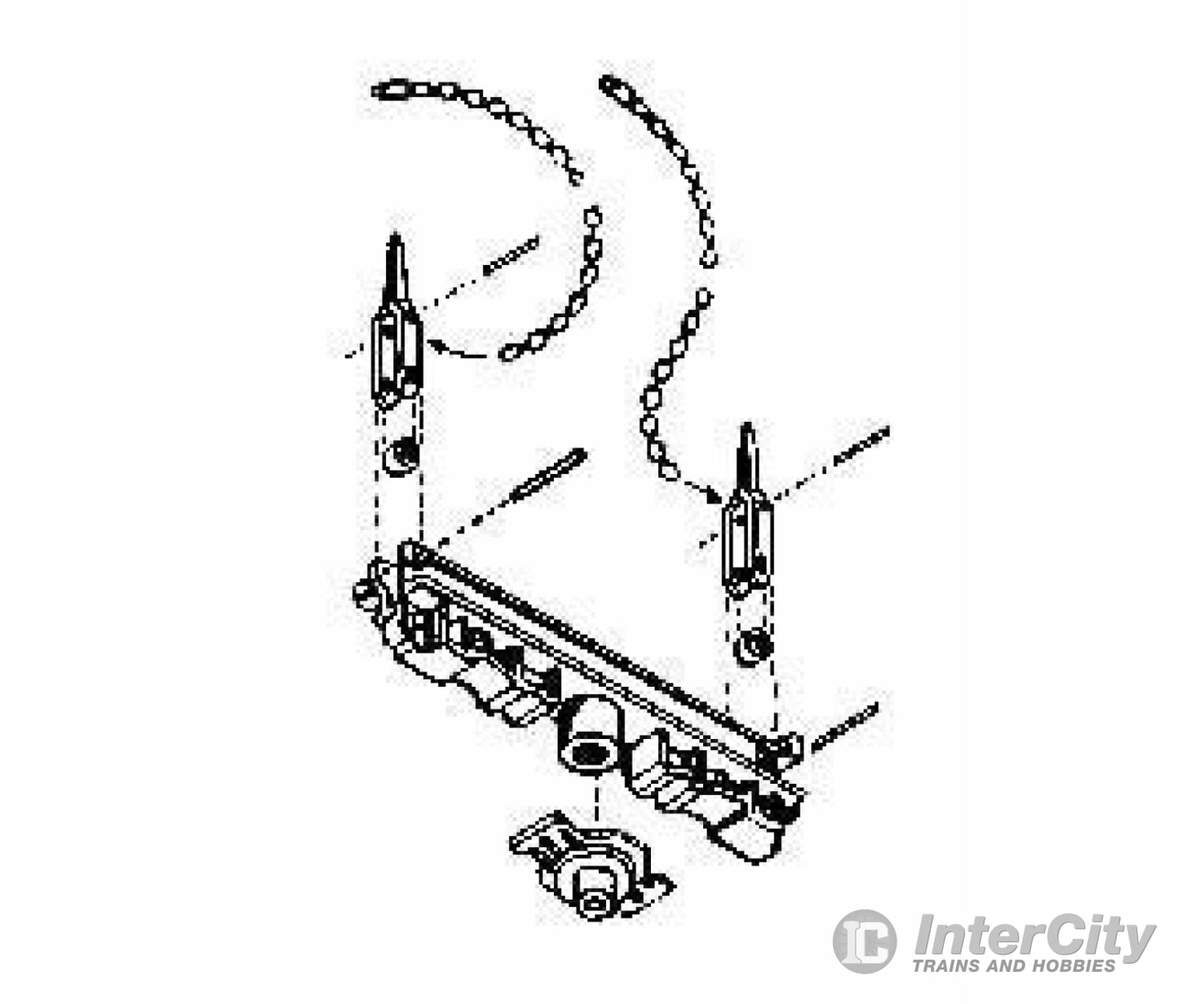 Kadee 112 #102-bab Log Bunk Skeleton Kit -- Unpainted - Default Title (CH-380-112)