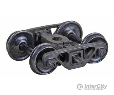 Kadee 1582 Barber - Bettendorf Self-Centering HGC Leaf-Spring Caboose Trucks -- Code 88 (.088") 33" Smooth-Back RP-25 Wheels 1 Pair - Default Title (CH-380-1582)
