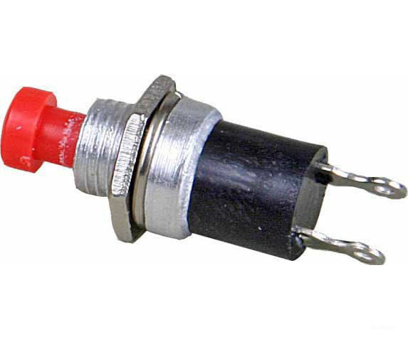 Kadee 165 Single-Pole Single-Throw Push-Button Control Panel Switch - Quickie -- Red - Normally Open pkg(4) - Default Title (IC-380-165)