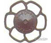 Kadee 2024 Champion Peacock Type Brake Wheels pkg(8) -- Dark Box Car Red - Default Title (IC-380-2024)