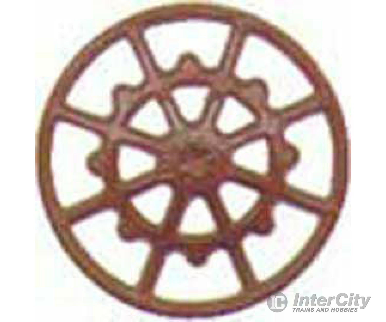 Kadee 2030 Ajax Type Brake Wheels pkg(8) -- Red Oxide - Default Title (IC-380-2030)