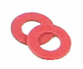 Kadee 208 Insulating Fiber Washers pkg(48) -- .015" .04cm Thick (red) - Default Title (CH-380-208)