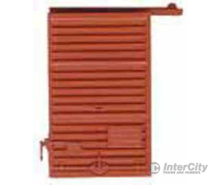 Kadee 2202 Replacement Doors w/Low Tackboard -- 6' Camel Youngstown Red Oxide 2 pair - Default Title (IC-380-2202)
