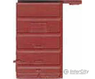 Kadee 2205 Replacement Doors High Tackboard -- 6' 5-Panel Superior Doors (Red Oxide) 2 Pair - Default Title (IC-380-2205)