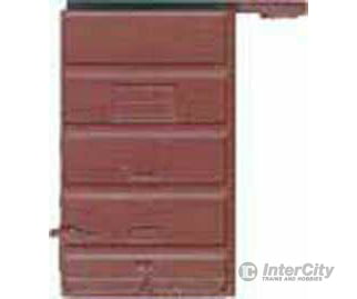 Kadee 2206 Replacement Doors High Tackboard -- 6' 5-Panel Superior Doors (Box Car Red) - Default Title (IC-380-2206)