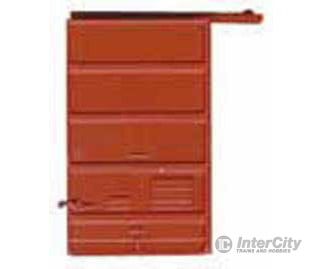 Kadee 2207 Replacement Doors Low Tackboard -- 6' Five Panel Superior Red Oxide - Default Title (IC-380-2207)