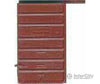 Kadee 2211 Replacement Doors High Tackboard -- 6' 7-Panel Superior Doors (Box Car Red) - Default Title (IC-380-2211)